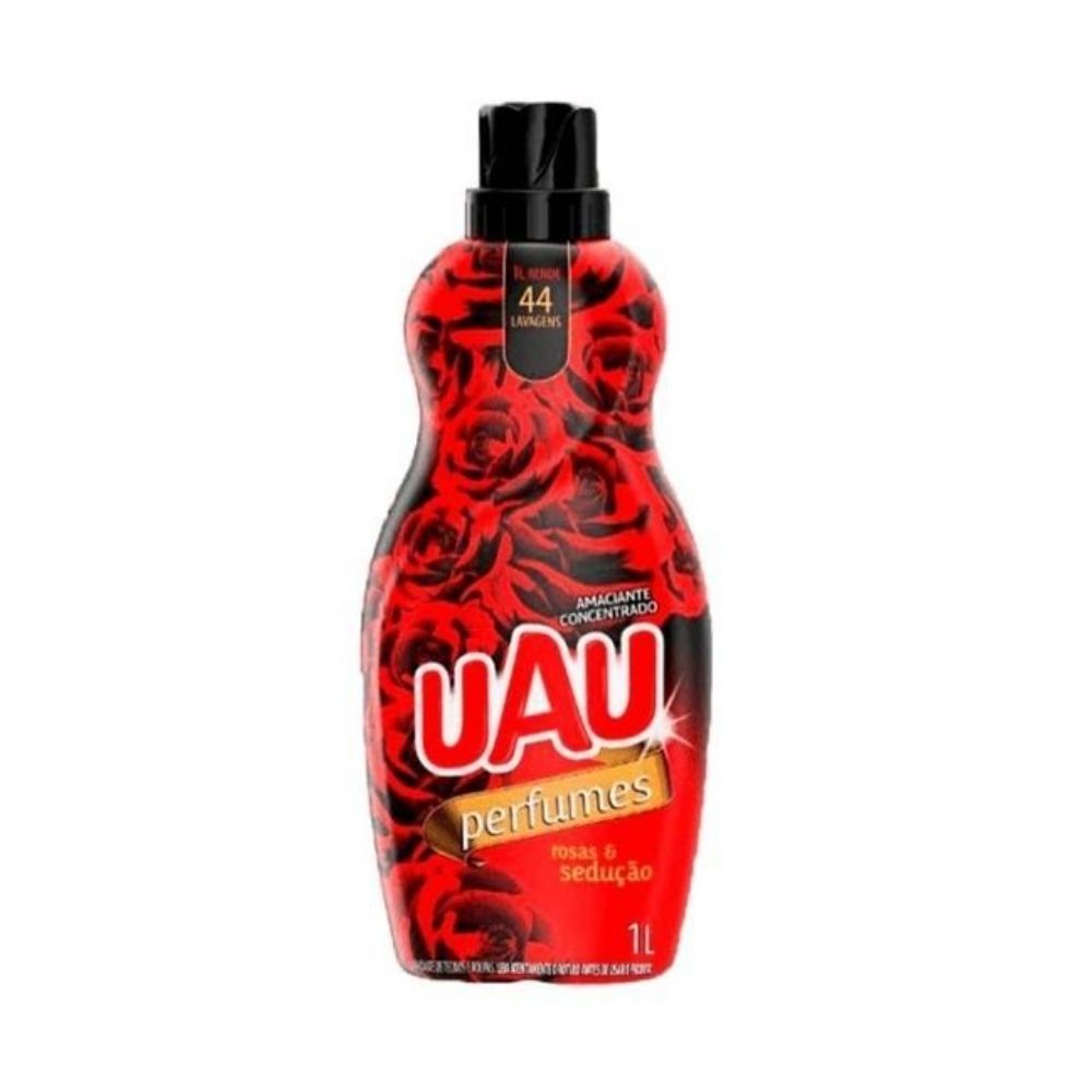 Amaciante Concentrado Uau Perfumes Rosas e Sedução 1L
