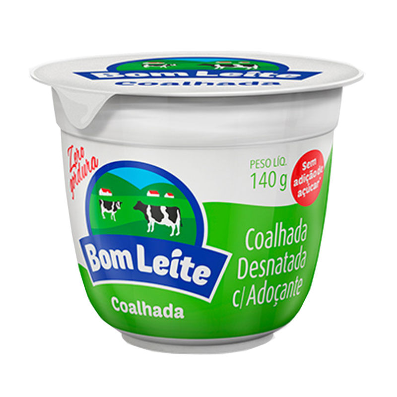 Coalhada Bom Leite Magra 140g