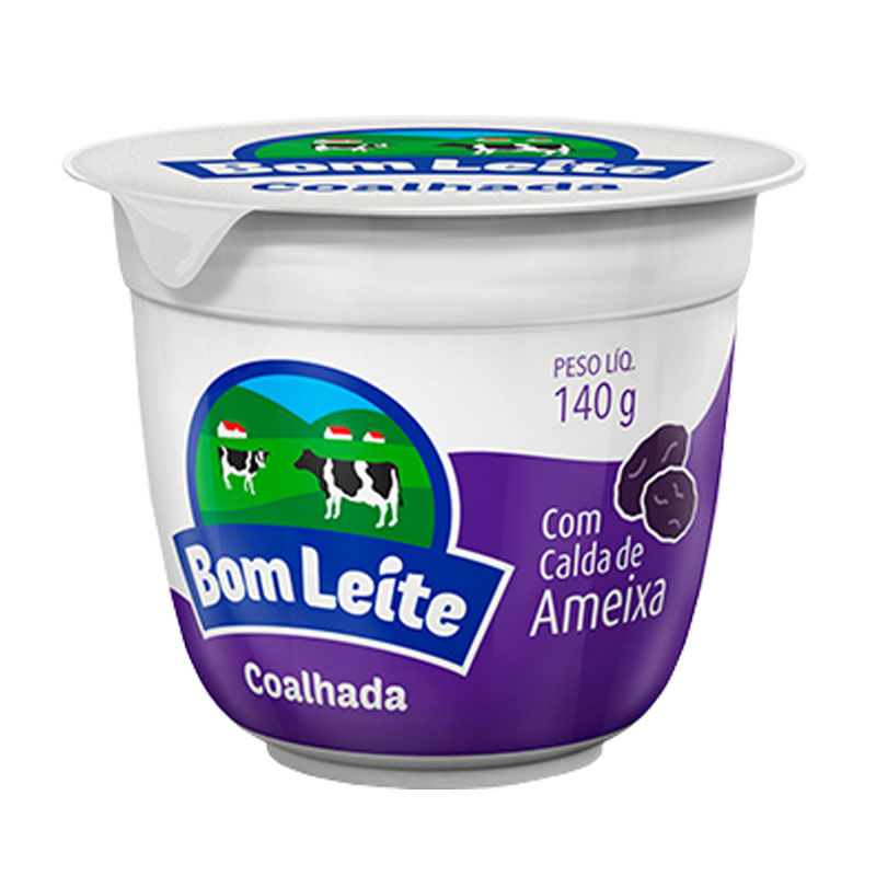 Coalhada Bom Leite 140g Tradicional Ameixa