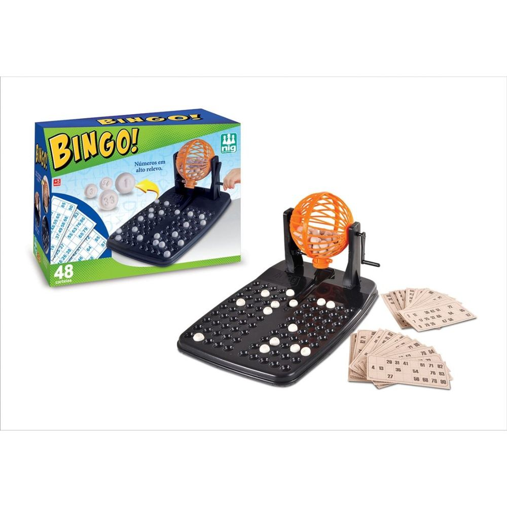 Jogo Bingo com 48 Cartelas