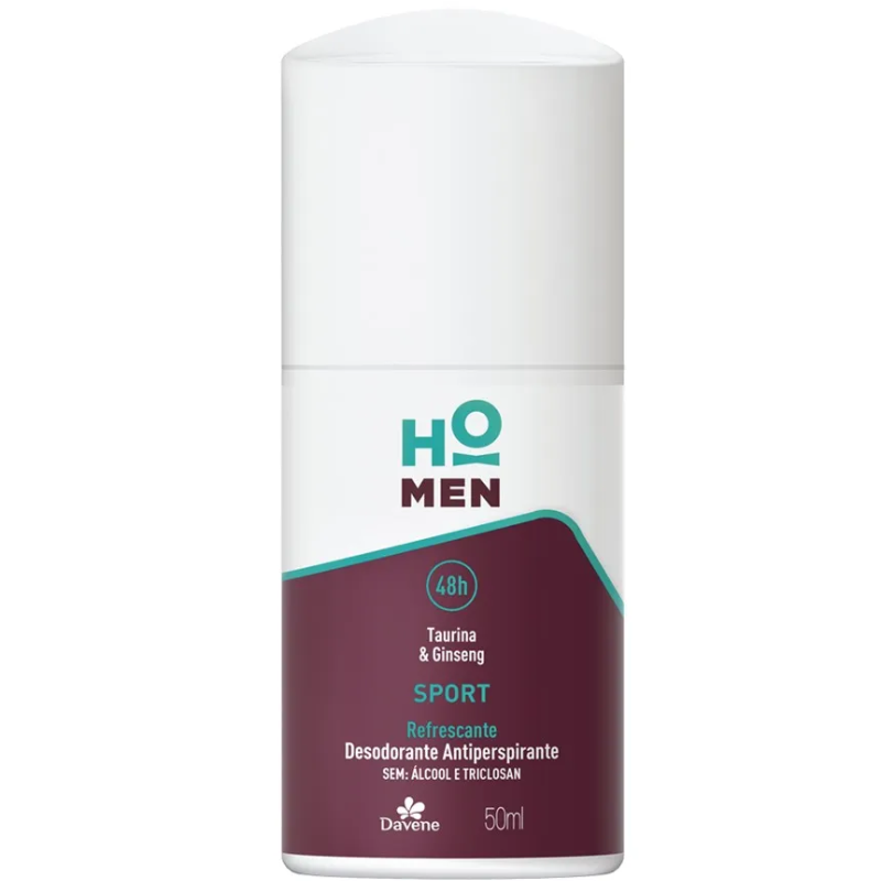 Desod Antiperspirante Roll On Davene Ho Men Sport 50ml.