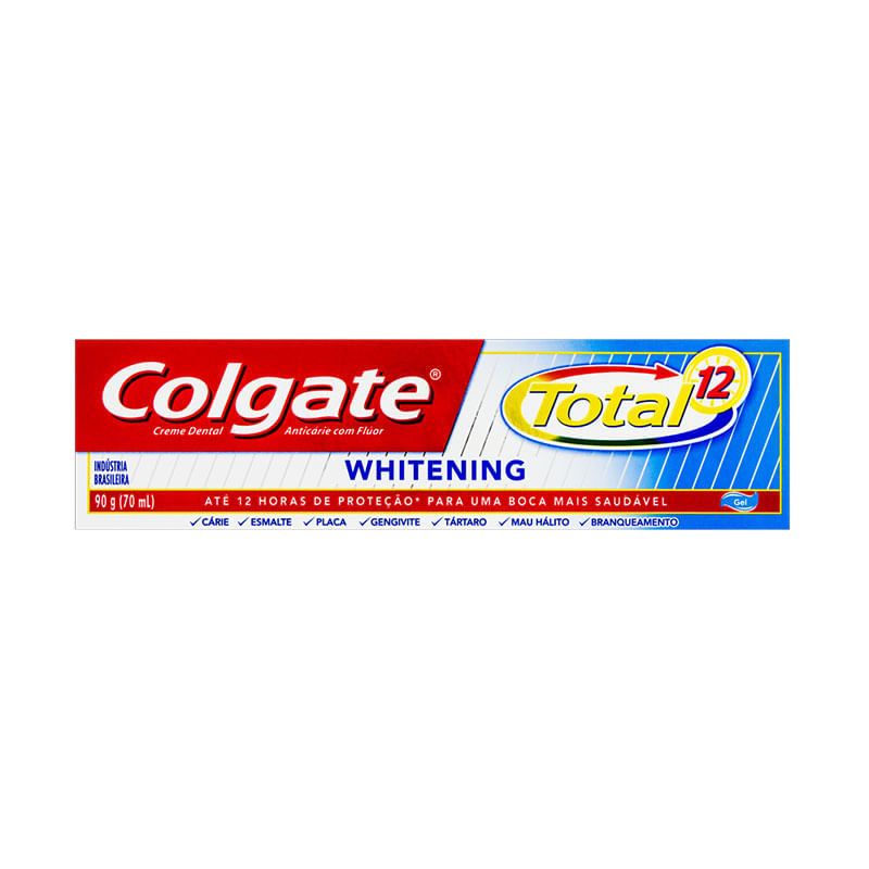 Creme Dental Colgate Total 12 Whitening 90g