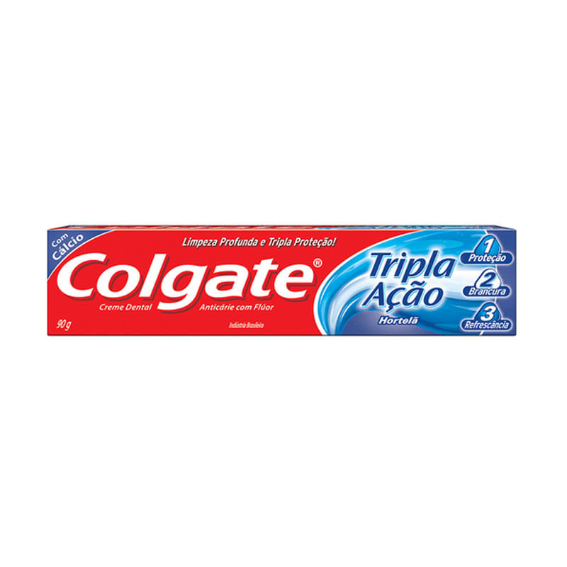 Creme Dental Colgate Tripla Ação Hortelã 90g