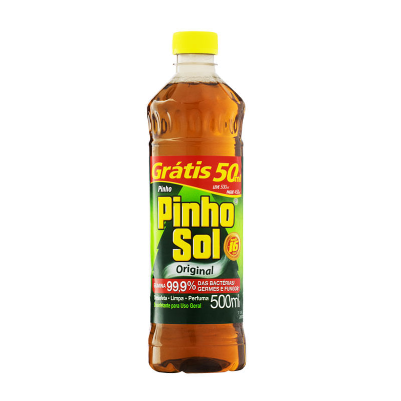 Desinfetante Pinho Sol Original Leve500ml Pague450ml