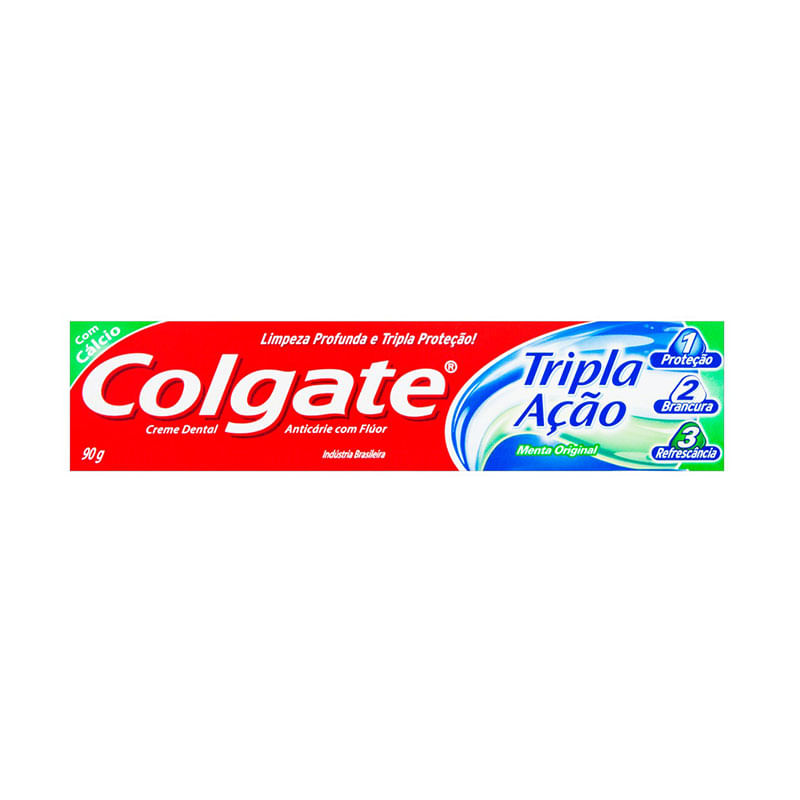 Creme Dental Colgate Tripla Ação Menta Original 90g