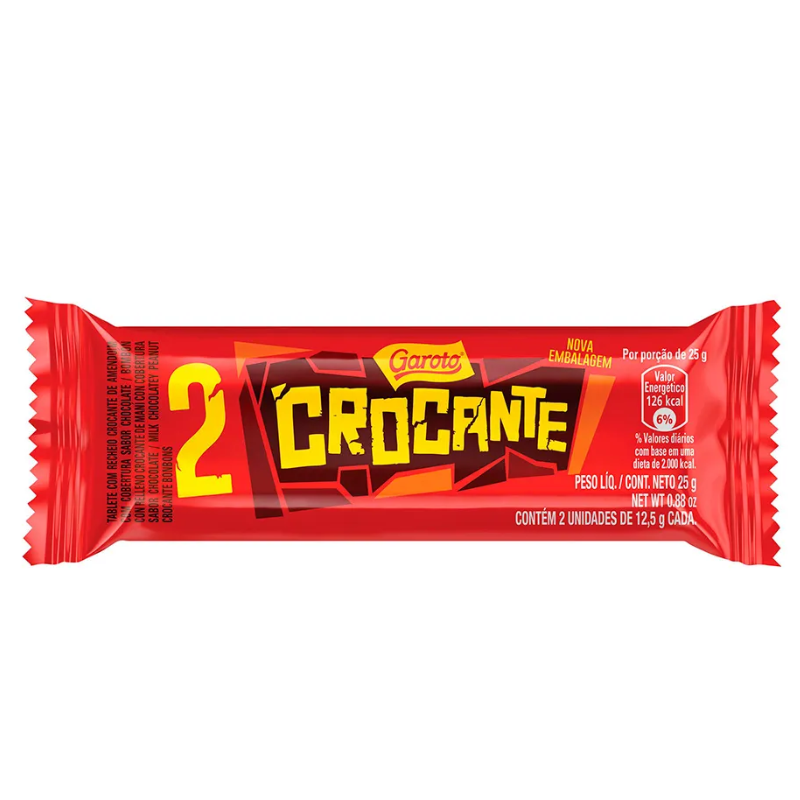 CHOC GAROTO 25G CROCANTE