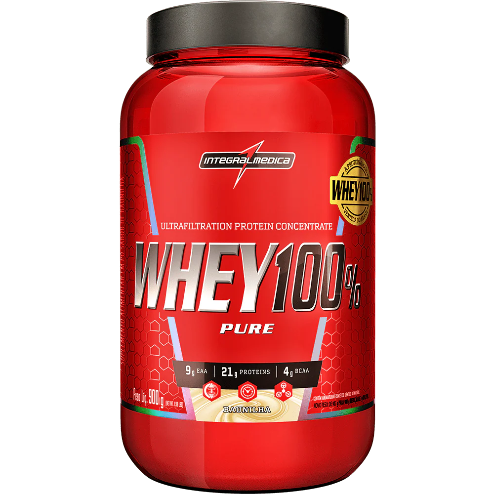 Whey 100% Integral Medica Baunilha 900g 