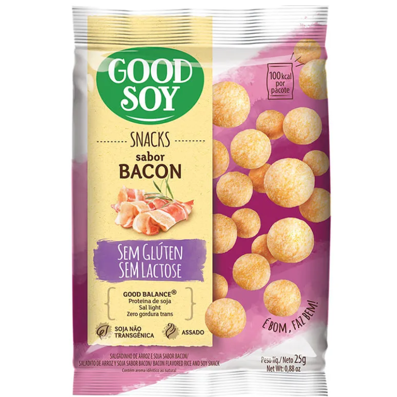SNACK SOJA GOOD SOY BACON 25G