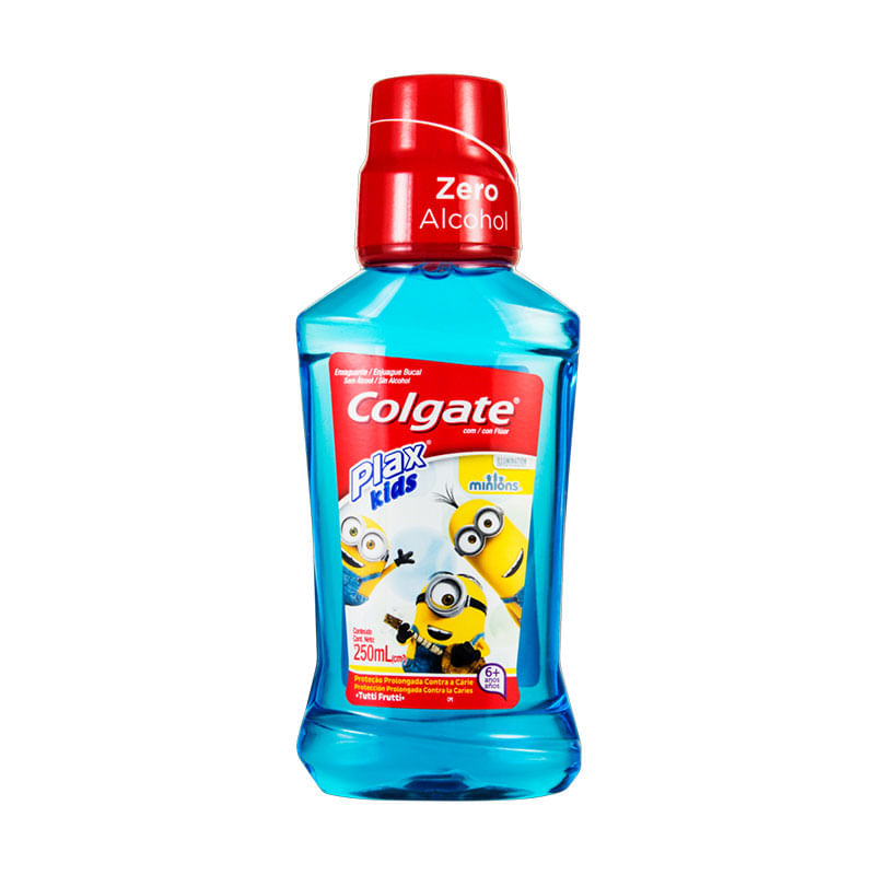 Exaguante Bucal Colgate Infantil 250ml Kids Minions