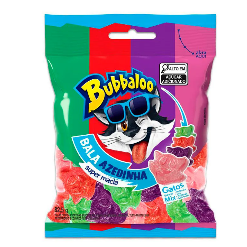 BUBBALOO SUPER MACIA FRUTAS CITRIC 82,5G