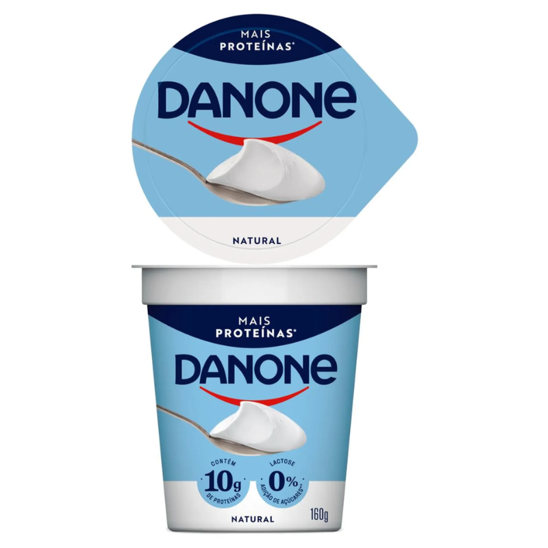 Iogurte Danone Mais Proteína Natural 160g