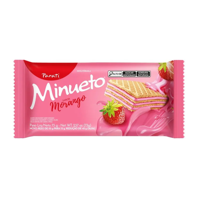BISC WAFER MINUETO 73G BRIGADEIRO
