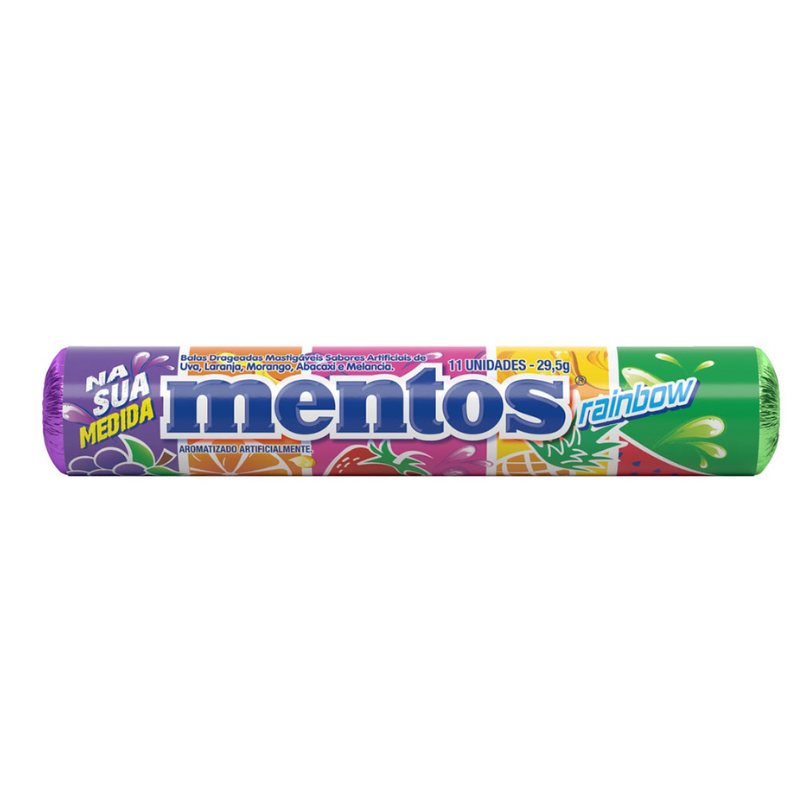 CONFEITO MENTOS 29,5G RAINBOW