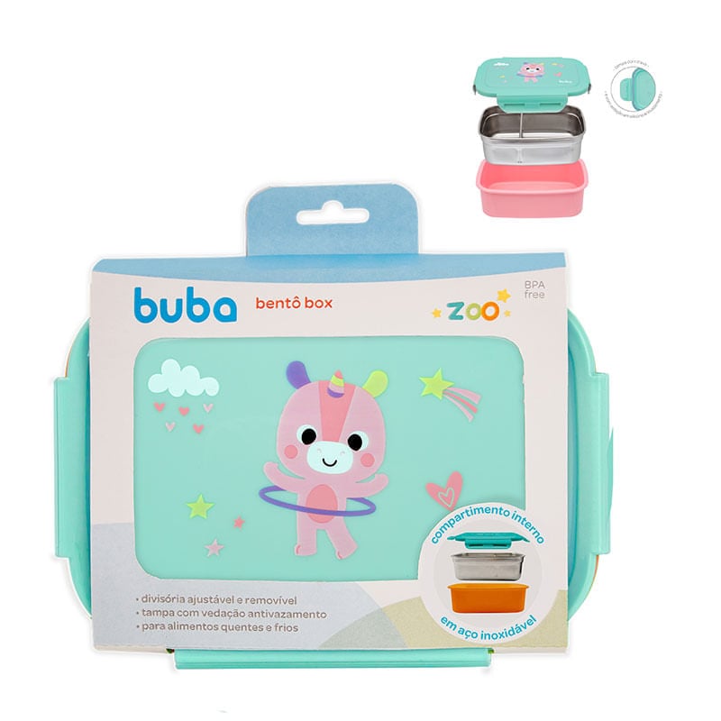 BENTO BOX BUBA ZOO UNICORNIO