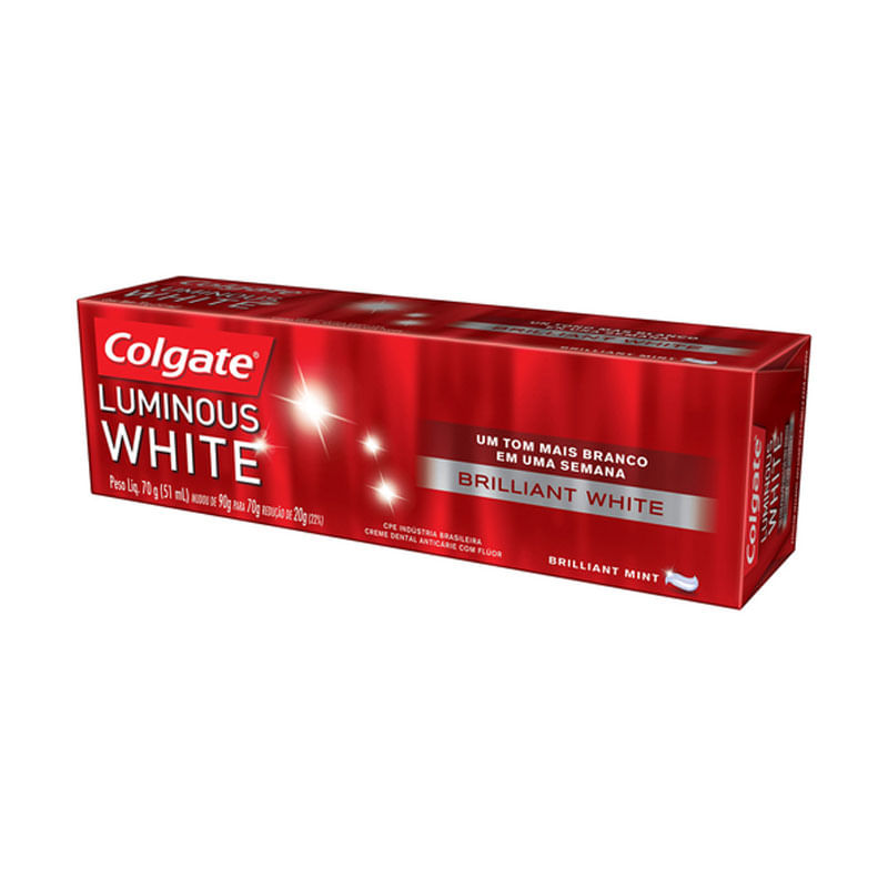 Creme Dental Colgate 70g Luminous White