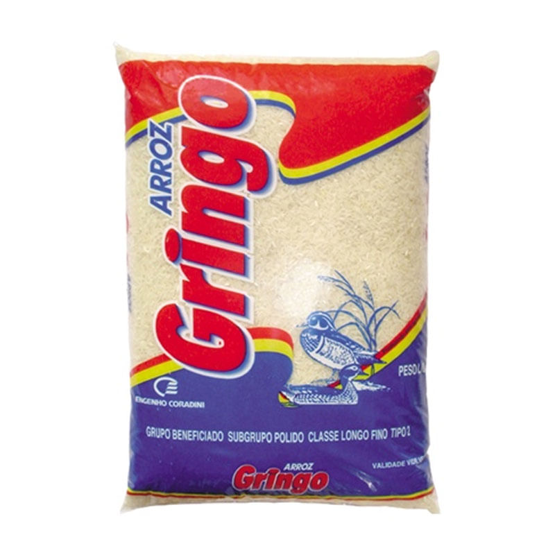 Arroz Branco Gringo 1kg Tipo 2
