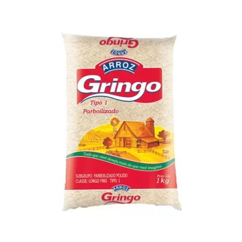 Arroz Gringo 1kg. Parboilizado Tipo 1