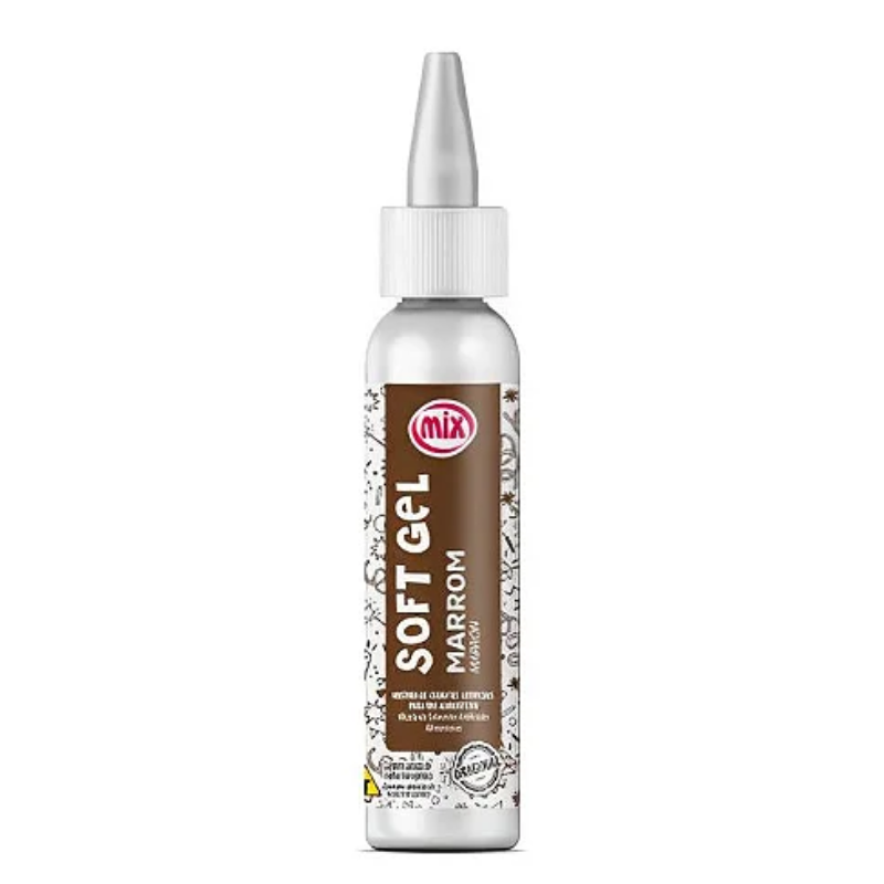 Corante Softgel Marrom 25g da Mix
