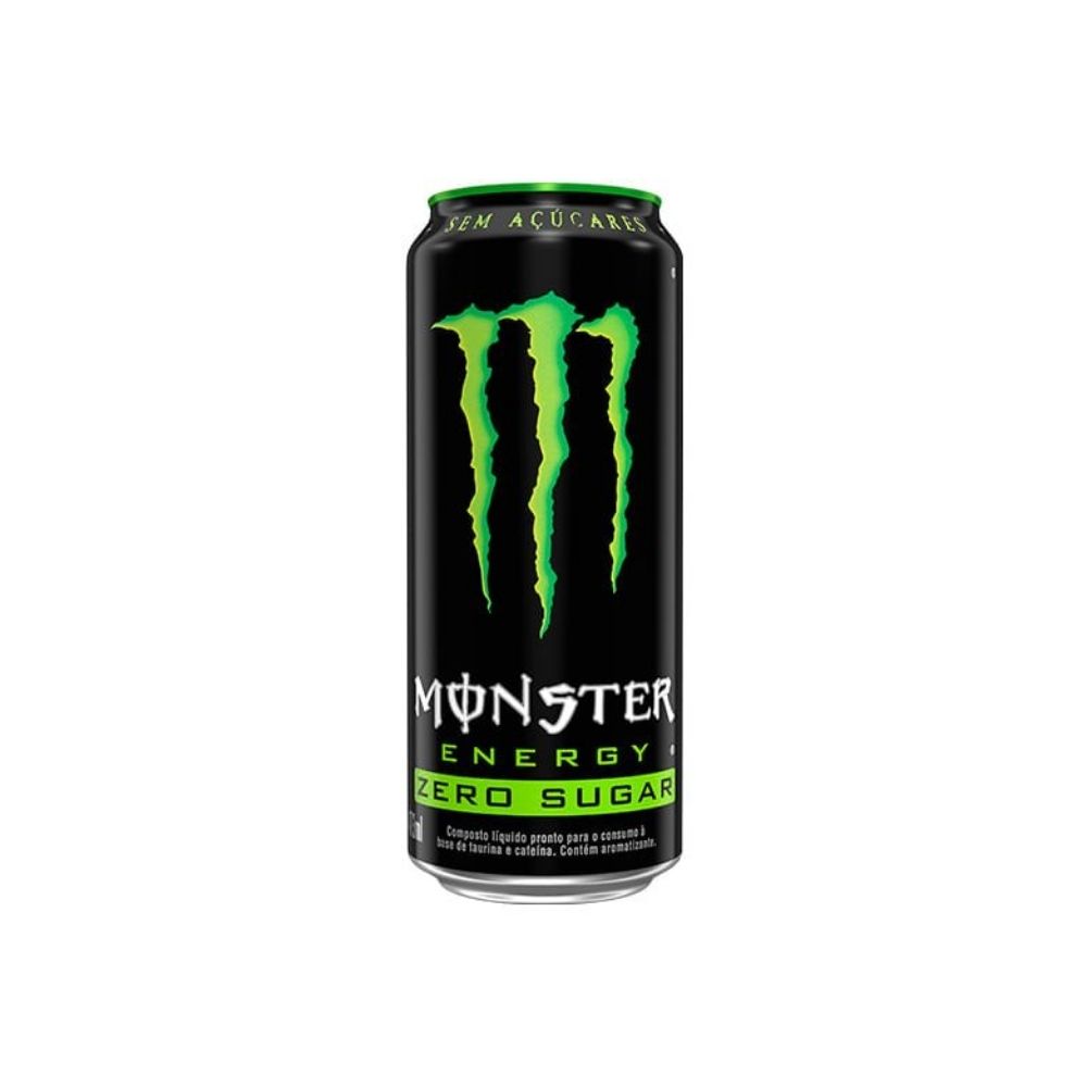 Energético Monster Energy Green Zero Açúcar Lata 473ml