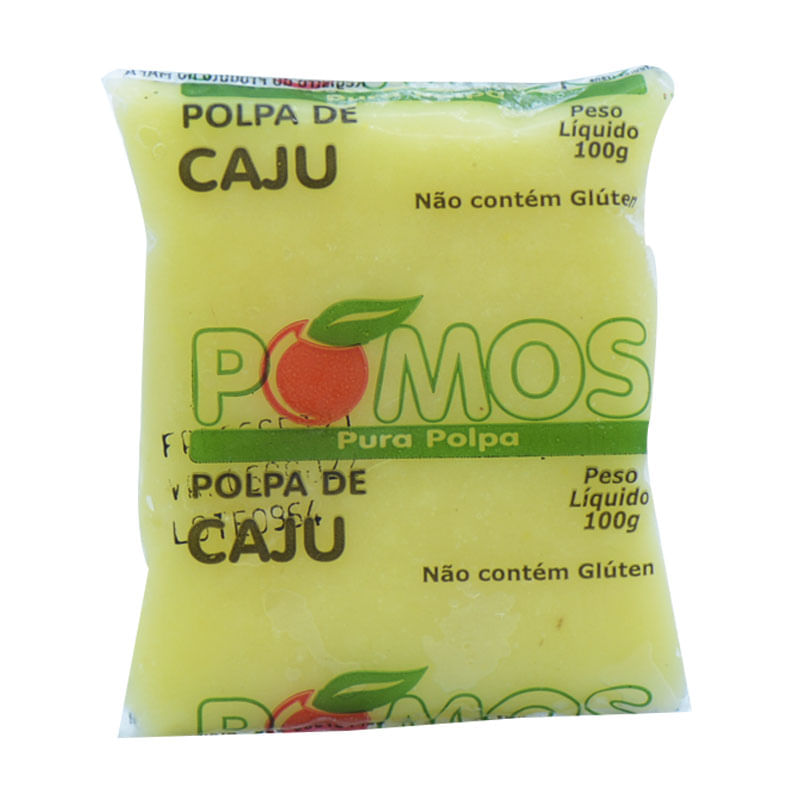 Polpa de Fruta Pomos 100g Caju