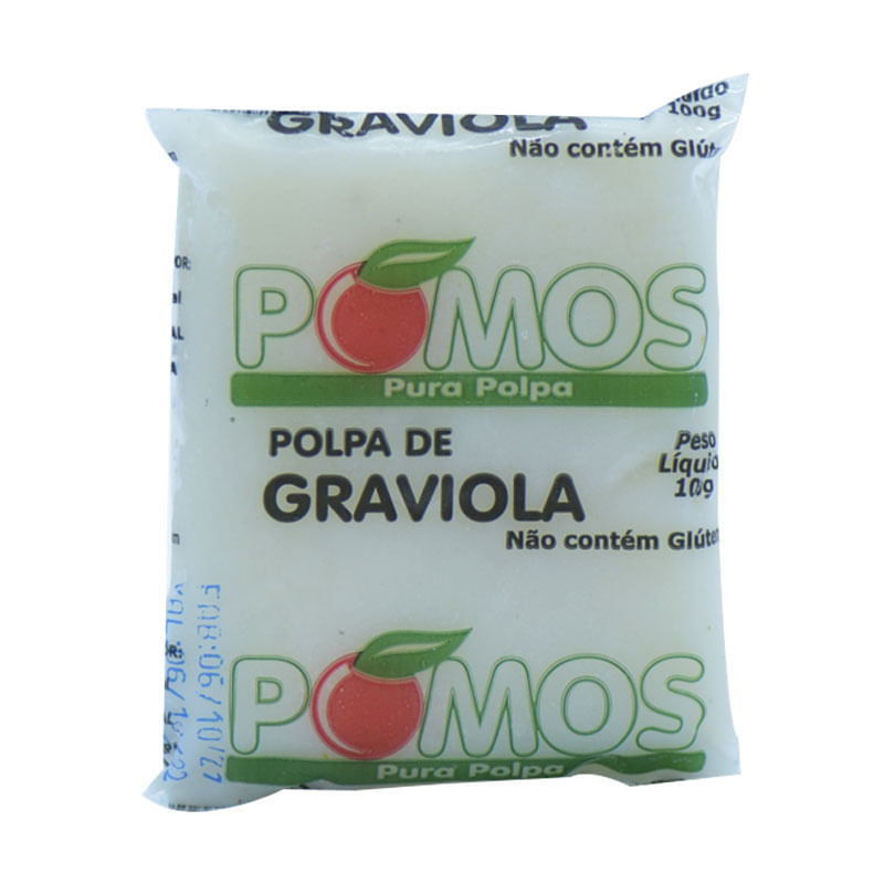 Polpa de Fruta Pomos 100g Graviola