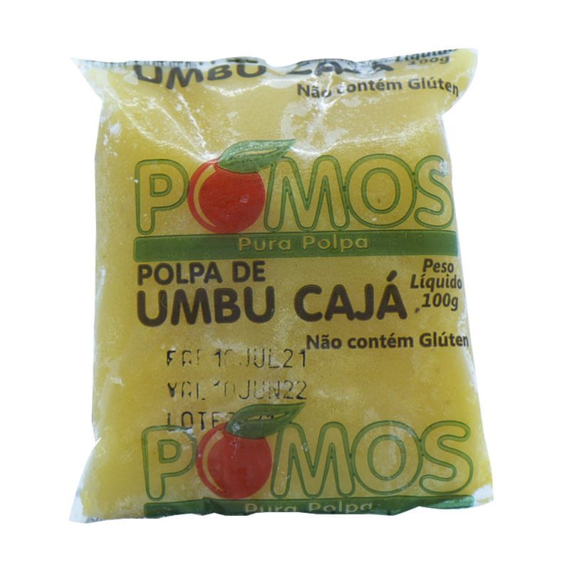 Polpa de Fruta Pomos Umbu-cajá 100g 