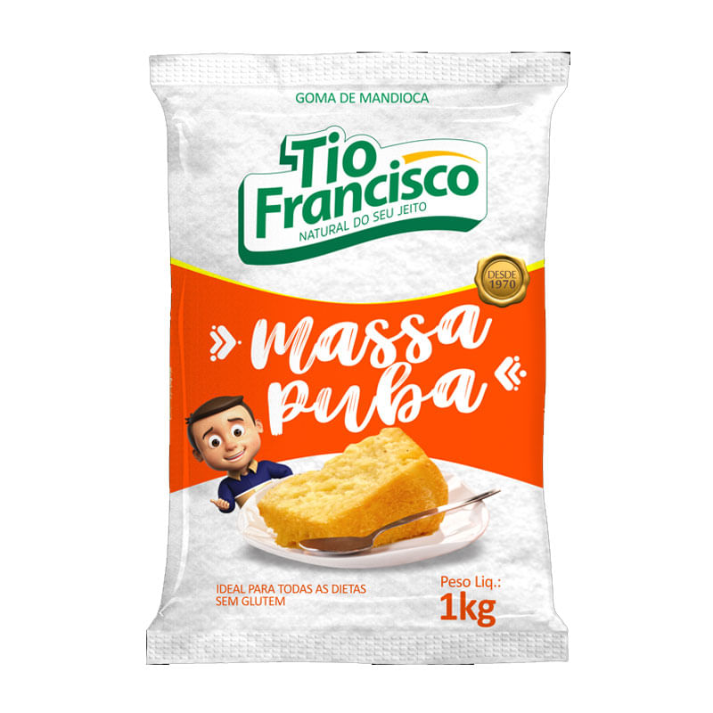 Massa Puba Tio Francisco 1kg.