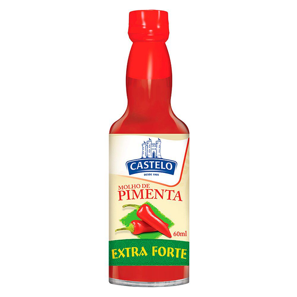 Molho Pimenta Castelo 60ml. Extra Forte