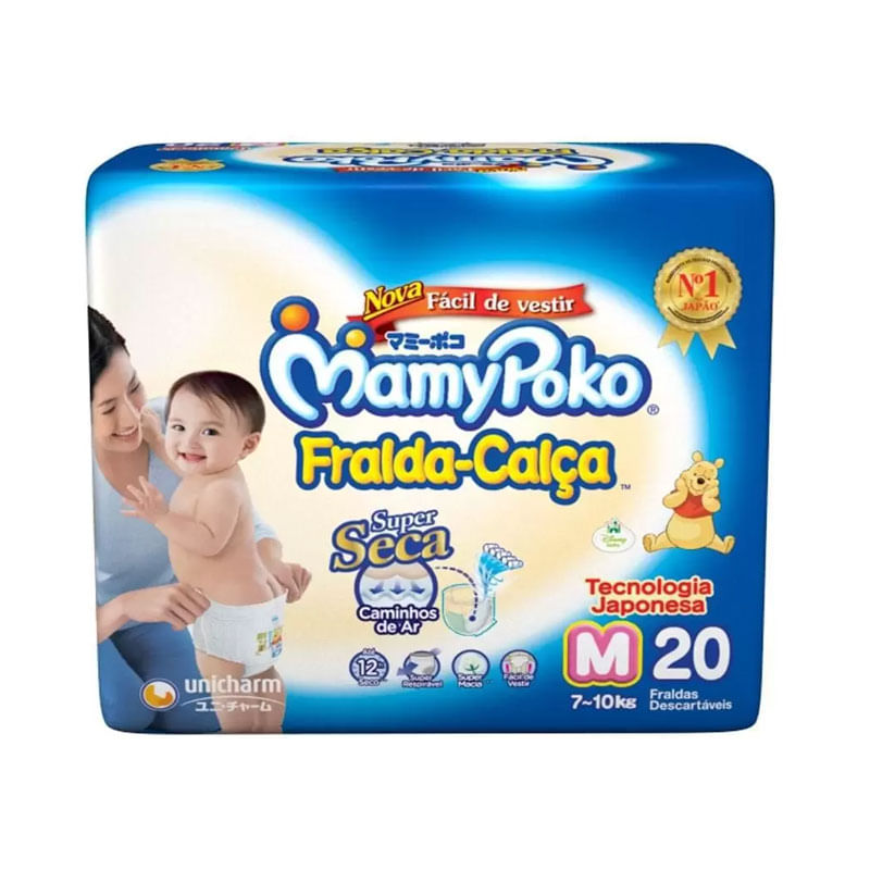 Fralda Mamypoko Calça Regular M 20un