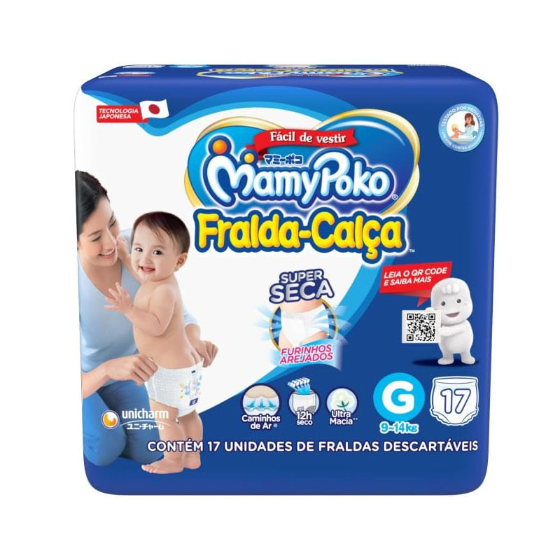 Fralda Mamypoko Calça Regular G 17un