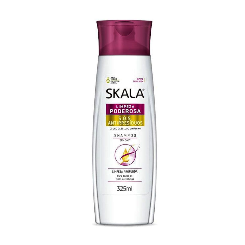 Shampoo Skala Antirresíduos Sos 325ml