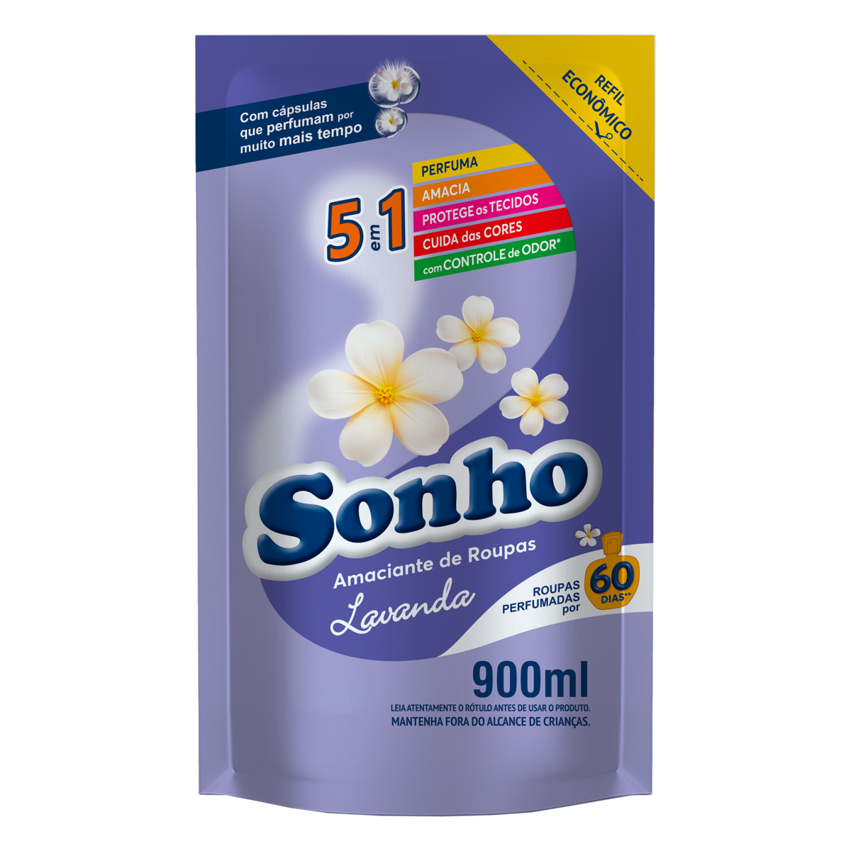 AMAC SONHO 900ML LAVANDA REFIL