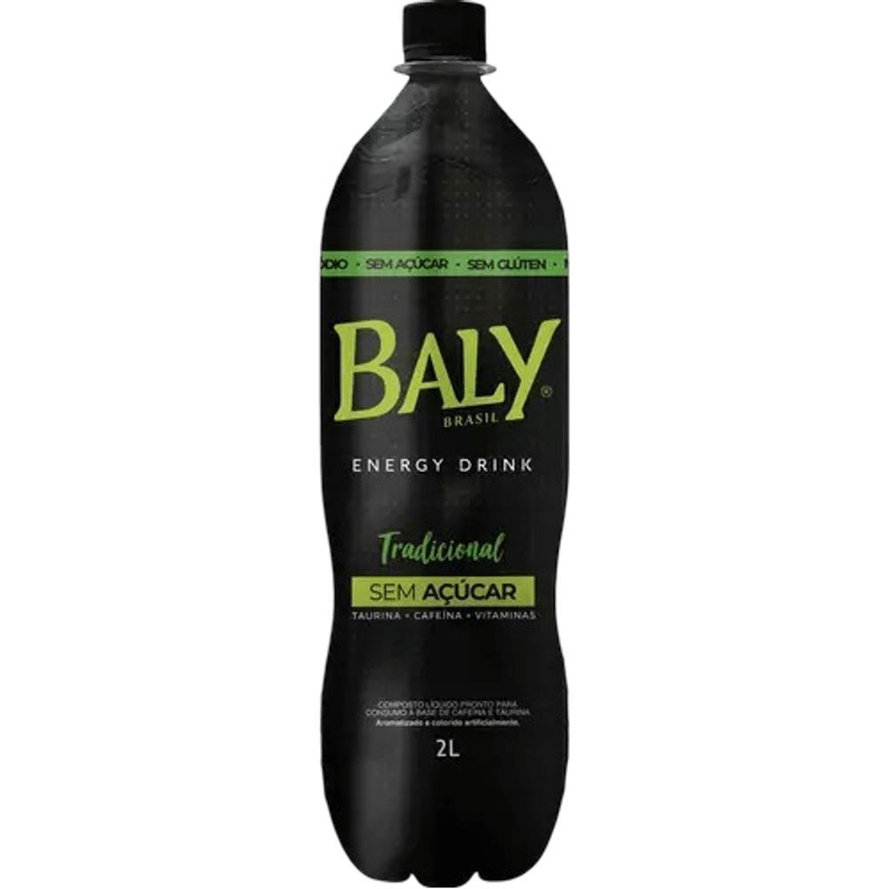 Energético Baly Zero Açúcar Tradicional 2l