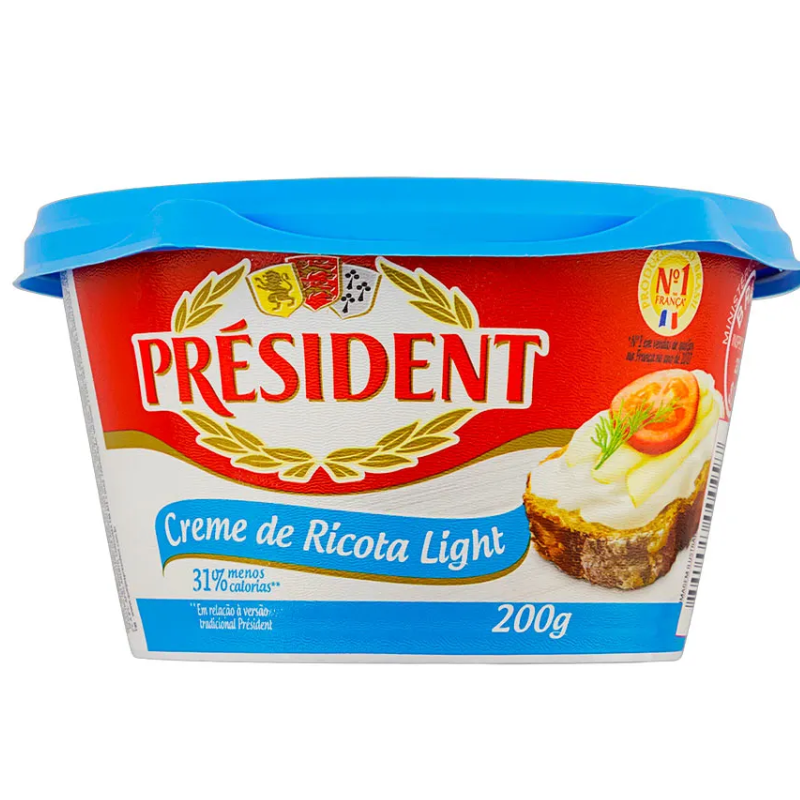 Creme de Ricota Président Light  200G