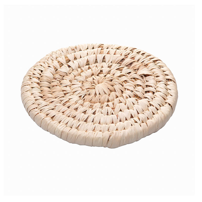 Conjunto 4 Porta Copos de Fibra Natural Braid