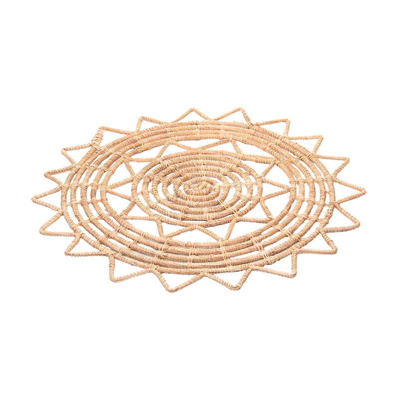 Lugar Americano de Fibra Natural Mandala 35cm