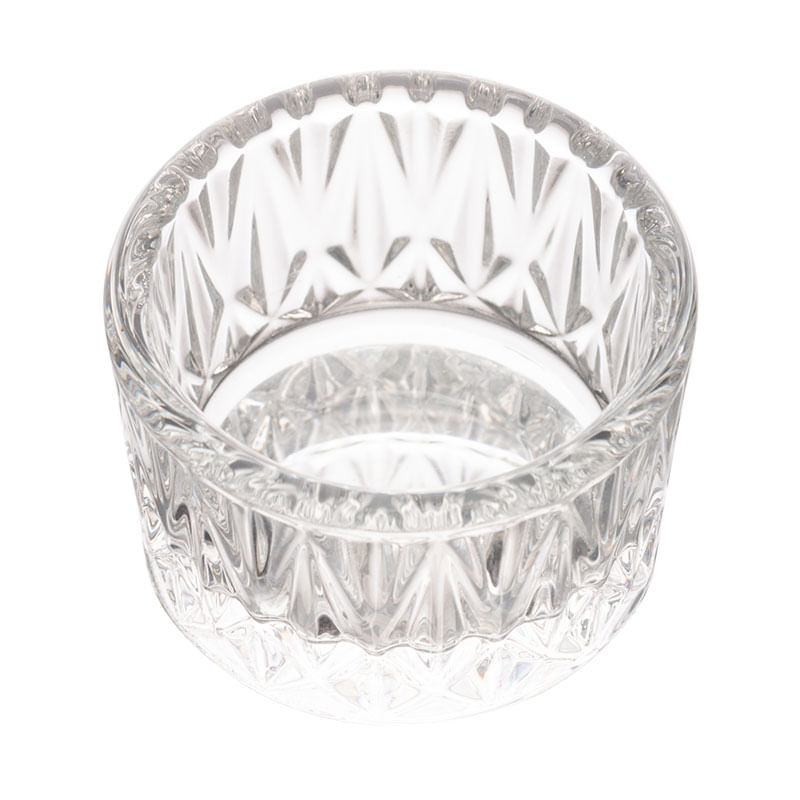 Conjunto 3 Portas Velas de Vidro Bico de Abacaxi 5,5x3,5