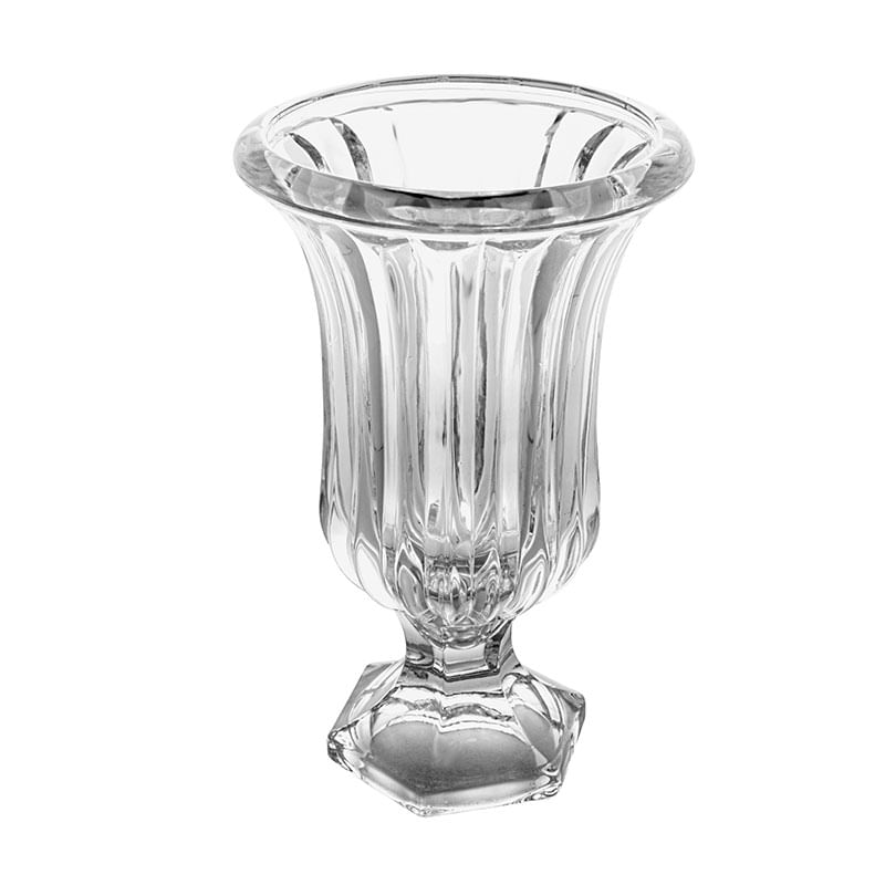 Vaso com Pé Vidro Sodo-Cálcico Renaissance 15x24
