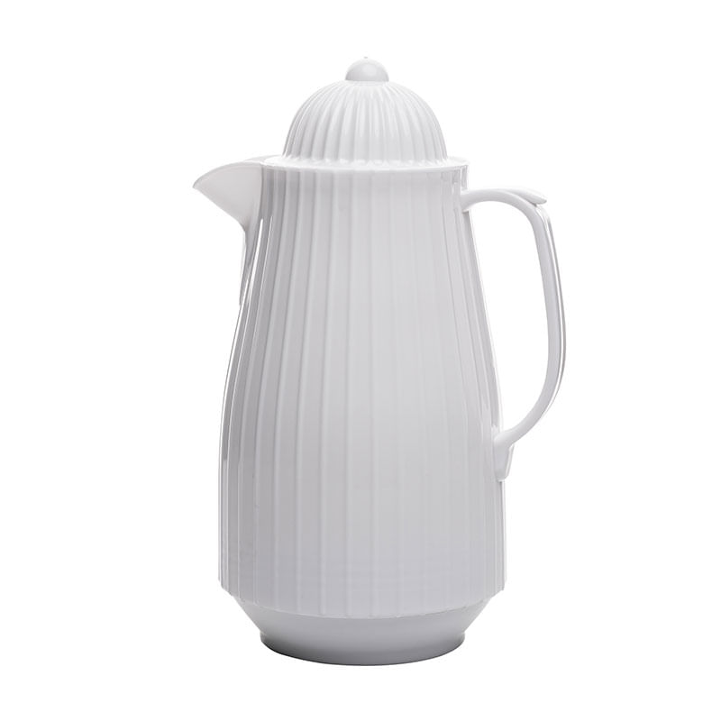 Garrafa Térmica de Plástico Branca 400ml
