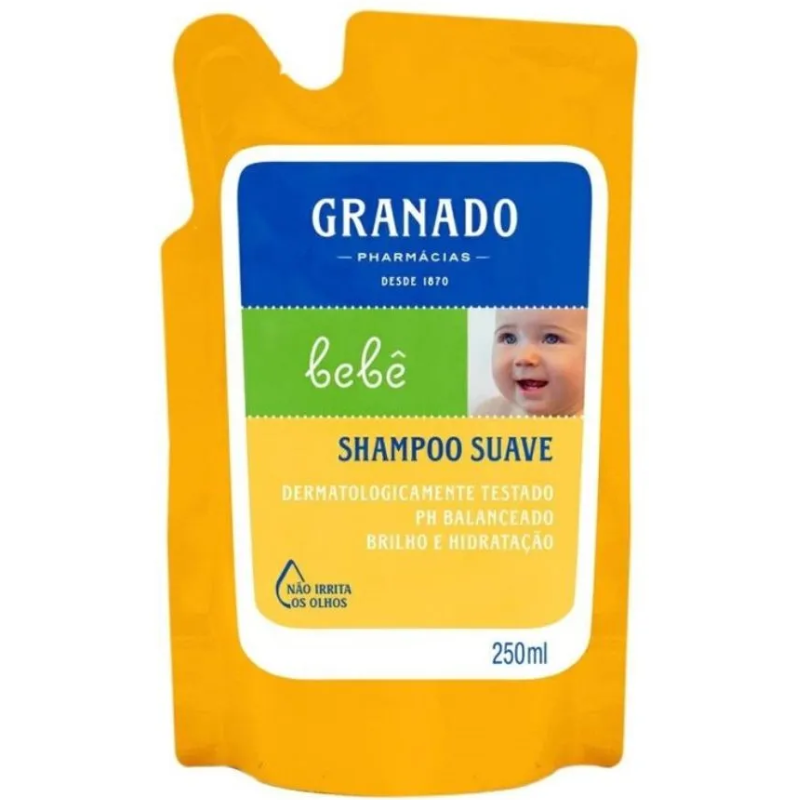 Refil Shampoo Granado Bebê Tradicional 250ml