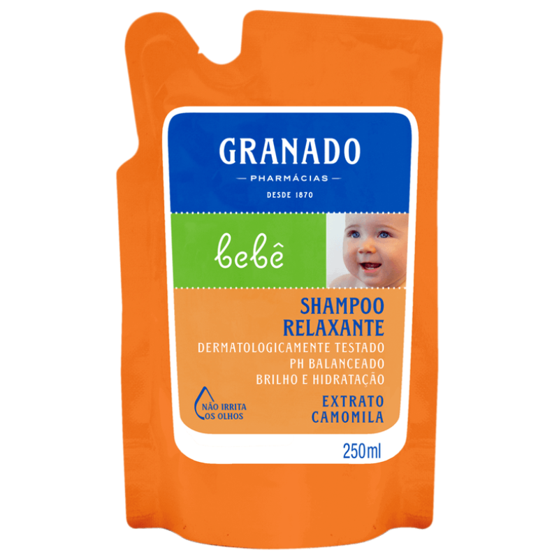 Refil Shampoo Granado Bebê Camomila 250ml