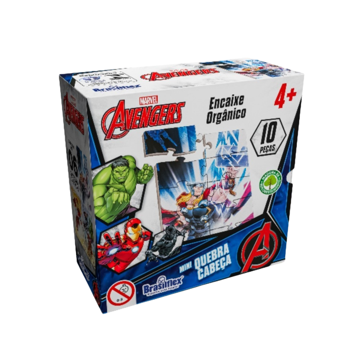 Mini Quebra-Cabeça Avengers 