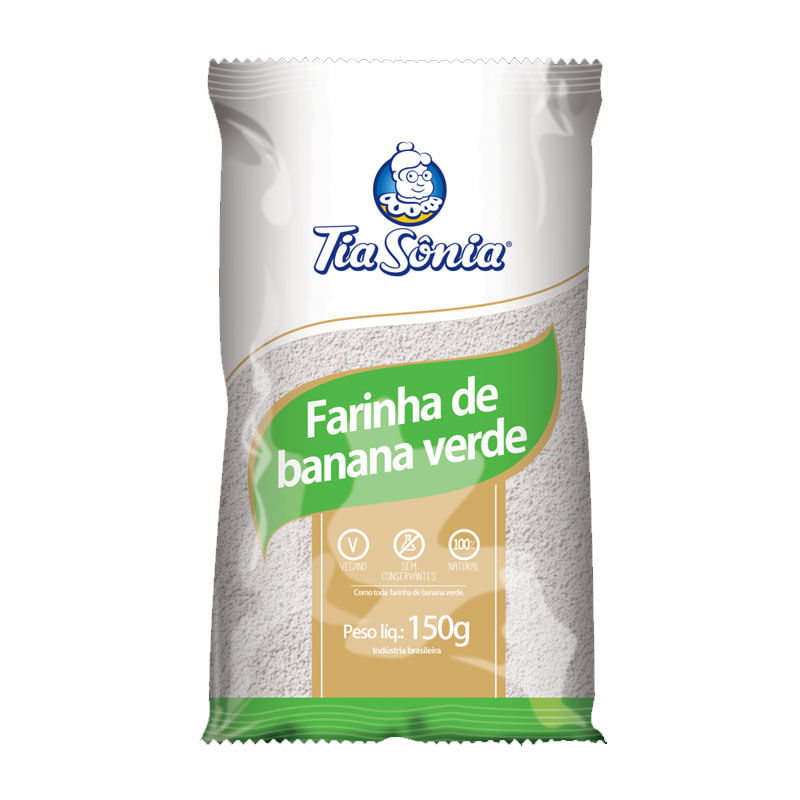 Farinha de Banana Tia Sônia 150g Verde