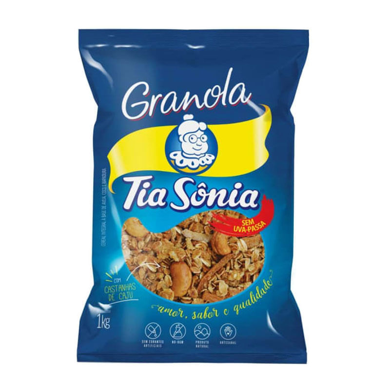 Granola Tia Sônia 1kg. sem Passas