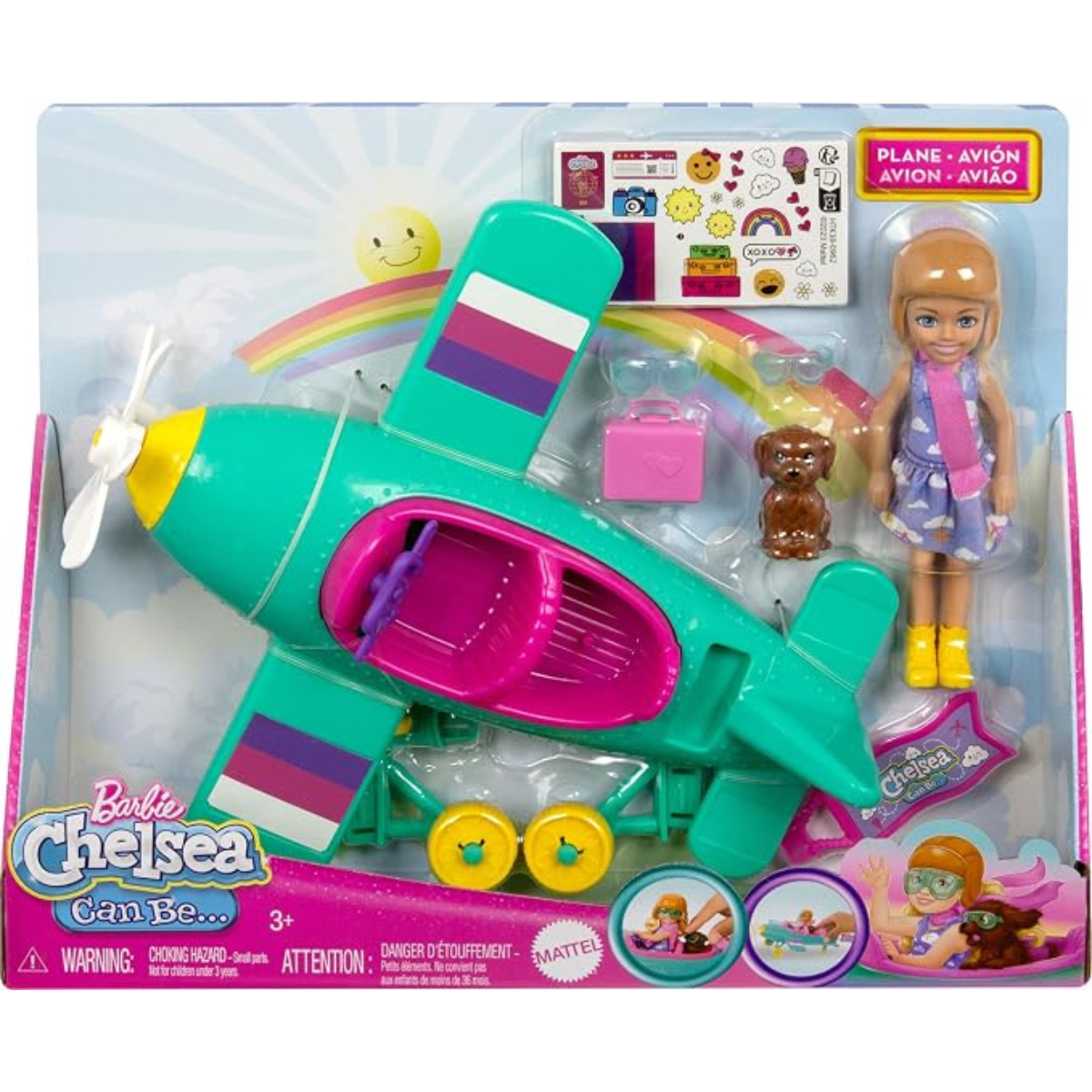 Barbie Family Chelsea Conjunto Piloto De Avião - Mattel