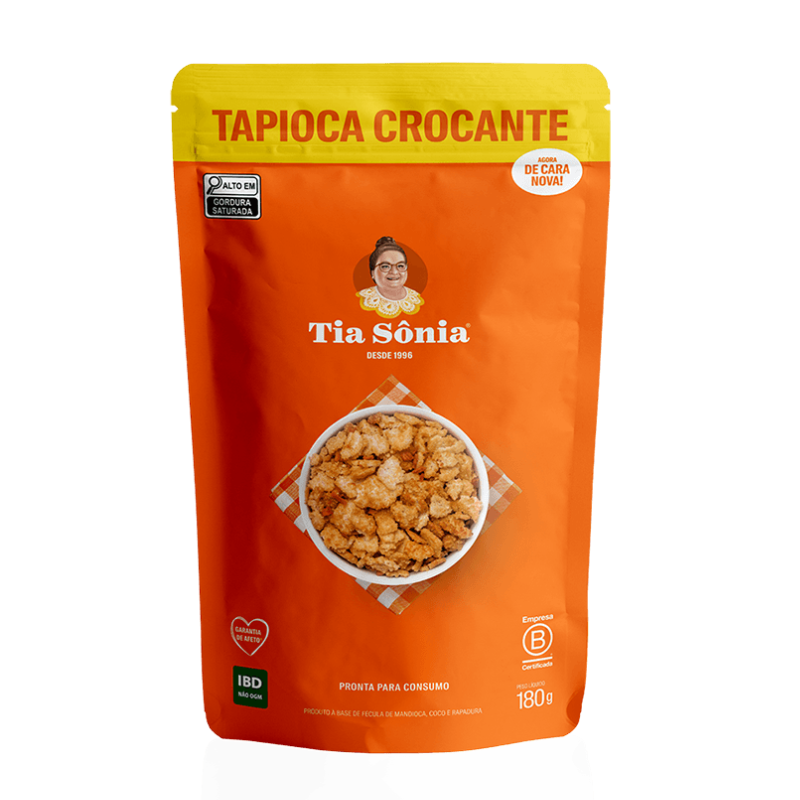Tapioca Crocante Tia Sônia 180 g