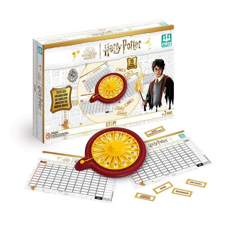 Jogo Stop Harry Potter Nig Brinquedos