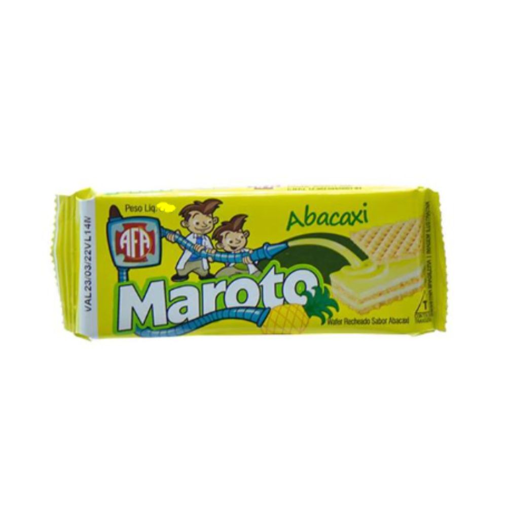Biscoito Wafer Maroto Abacaxi 29g