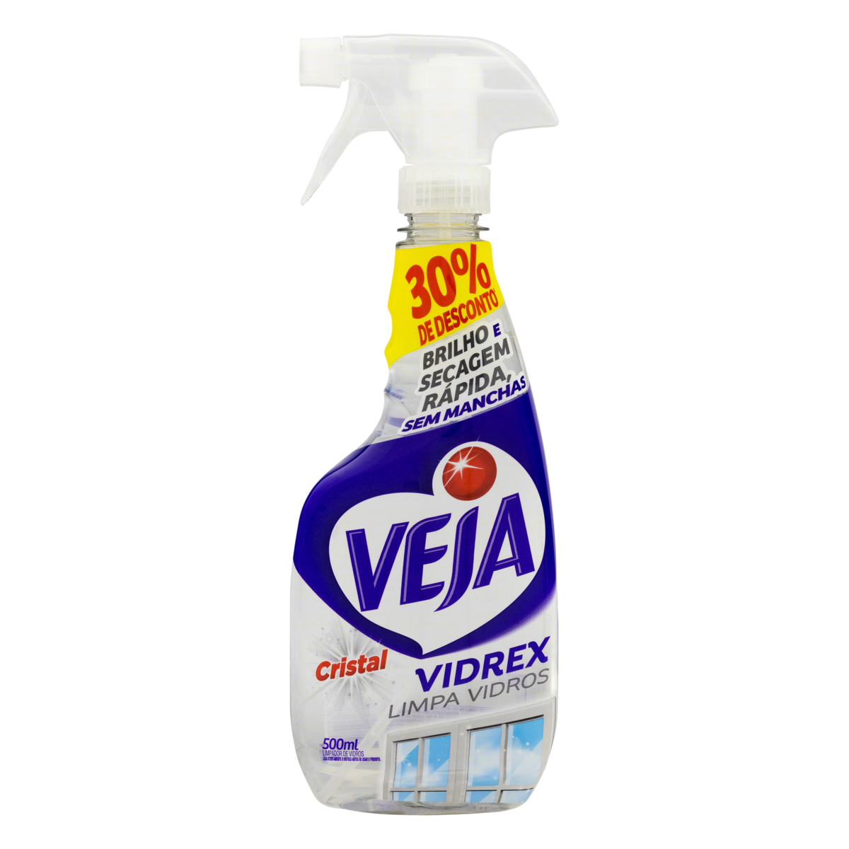 VIDREX VEJA CRISTAL RECARGA RECKITT 500M