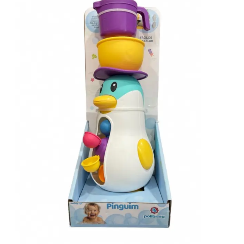 Brinq. Para Bebe Pinguim Monta e Desmonta